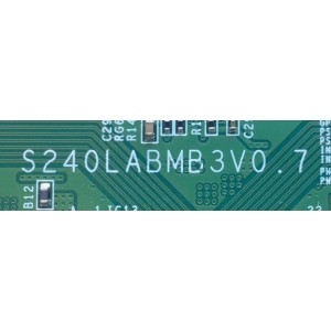 T-CON PARA TV SAMSUNG / NUMERO DE PARTE LJ94-16575C / S240LABMB3V0.7 / E16575C1L02LU / 16575C / MODELO UN60D8000YFXZA H301	